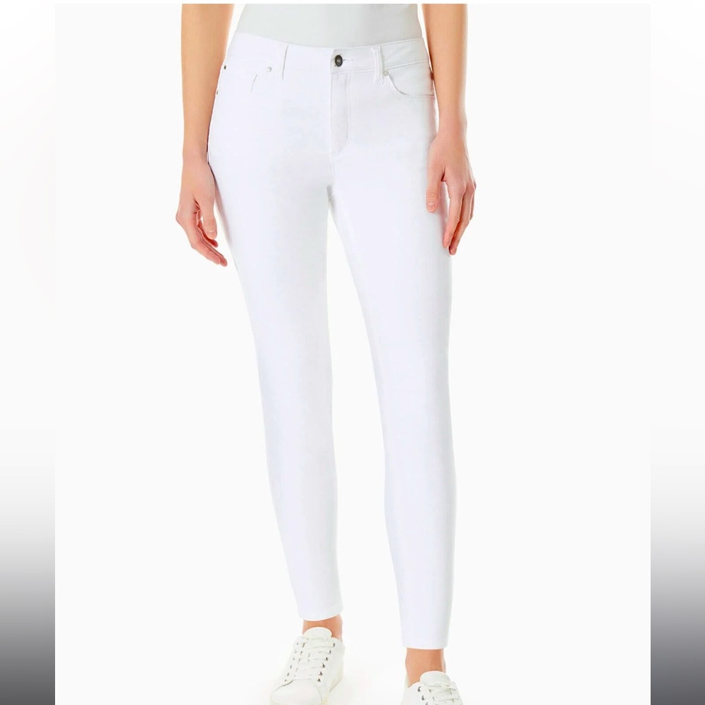 Jones New York Lexington Skinny Jeans Crop Sz 10